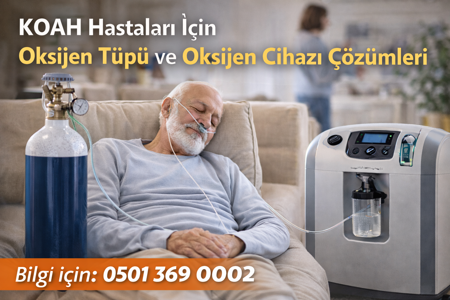 Bağcılar’da KOAH Hastaları İçin Oksijen Tüpü Dolumu ve Satışı (Eve Teslim Hizmet)
